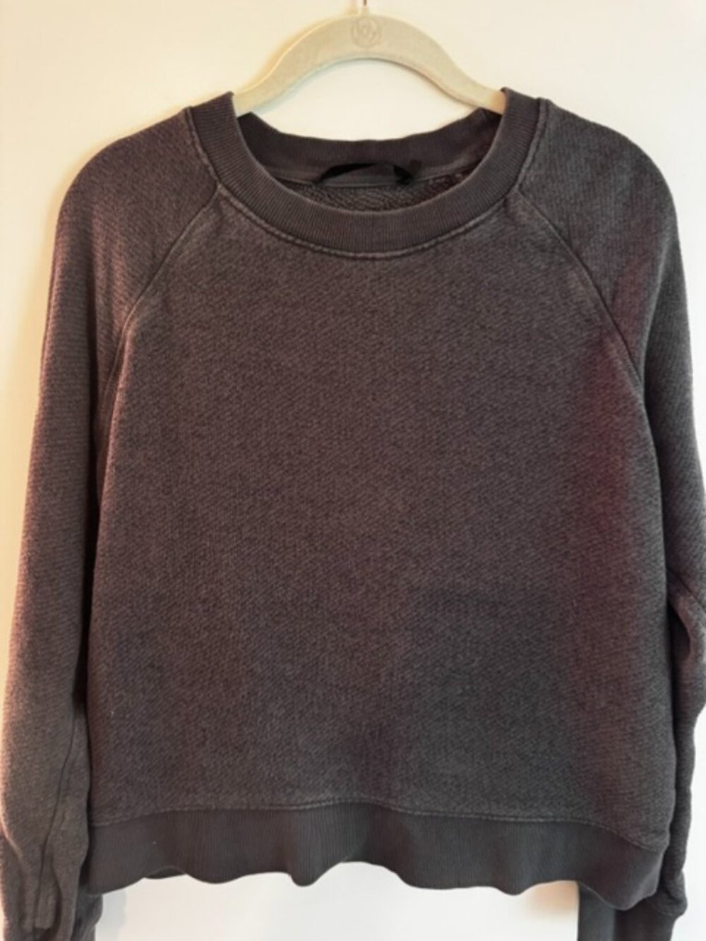 Jenni Kayne Crewneck Sweatshirt Charcoal Gray Size S